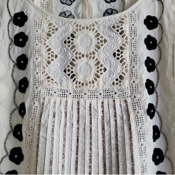 Anthropologie Floreat Veille Peasant Top - Picture 5 of 7